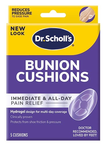 Dr. Scholls Bunion Cushions Duragel 5 Count (47170)<br><br><br>Case Pack Info: 24 Units