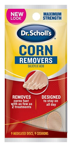 Dr. Scholls Corn Removers 9 Count Maximum Strength (47175)<br><br><br>Case Pack Info: 72 Units