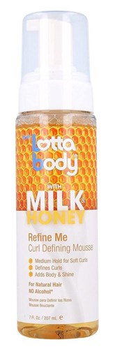 Lotta Body Mousse Curl Define Milk & Honey 7oz Refine Me (47481)<br><br><br>Case Pack Info: 12 Units