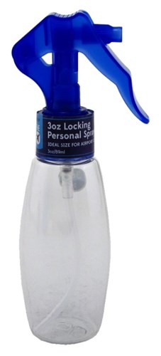 Sprayco Travel Bottle 3oz Locking Spray (12 Pieces) Asst Clrs (47607)<br><br><br>Case Pack Info: 4 Units