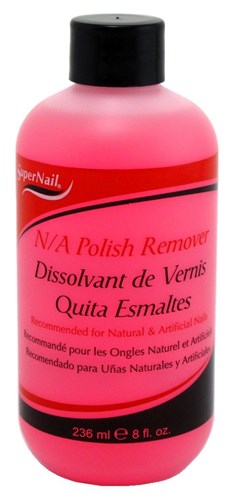 Super Nail 8oz Non-Abrasive Polish Remover (47615)<br><br><span style="color:#FF0101"><b>12 or More=Unit Price $2.45</b></span style><br>Case Pack Info: 24 Units