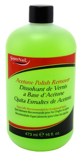 Super Nail 16oz Acetone Polish Remover (47692)<br><br><span style="color:#FF0101"><b>12 or More=Unit Price $4.50</b></span style><br>Case Pack Info: 24 Units