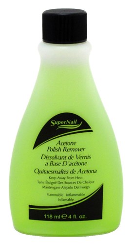 Super Nail 4oz Acetone Polish Remover (Lime-Green) (47702)<br><br><span style="color:#FF0101"><b>12 or More=Unit Price $1.86</b></span style><br>Case Pack Info: 24 Units