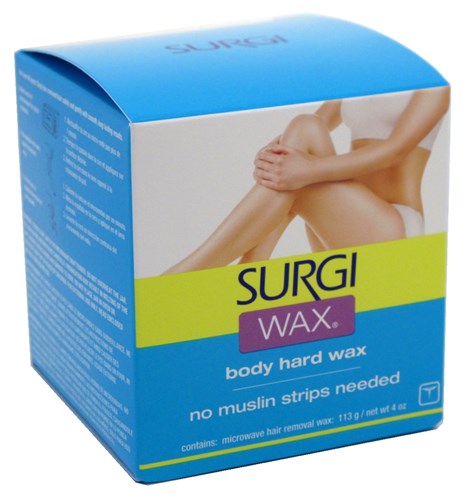 Surgi Wax Body Hard Wax 4oz Jar (No Strips Needed) (47809)<br><br><span style="color:#FF0101"><b>12 or More=Unit Price $4.62</b></span style><br>Case Pack Info: 12 Units