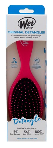 Wet Brush Detangler Pink Intelliflex Bristles (48070)<br><br><span style="color:#FF0101"><b>12 or More=Unit Price $5.06</b></span style><br>Case Pack Info: 24 Units