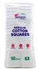 Swisspers Cotton Squares 160 Quilted (48205)<br><br><span style="color:#FF0101"><b>12 or More=Unit Price $3.87</b></span style><br>Case Pack Info: 24 Units