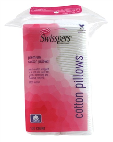 Swisspers Cotton Pillows Premium 100 Count Rectangular (48259)<br><br><span style="color:#FF0101"><b>12 or More=Unit Price $4.56</b></span style><br>Case Pack Info: 24 Units