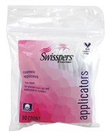 Swisspers Cotton Swabs 80 Count Cosmetic Applicators (48272)<br><br><span style="color:#FF0101"><b>12 or More=Unit Price $1.81</b></span style><br>Case Pack Info: 48 Units