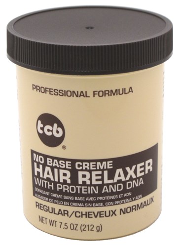 Tcb Hair Relaxer No Base Creme 7.5oz Regular Jar (48345)<br><br><br>Case Pack Info: 12 Units