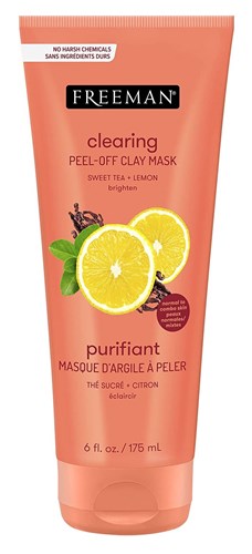 Freeman Facial Sweet Tea + Lemon Peel-Off Clay Mask 6oz (48500)<br><br><br>Case Pack Info: 6 Units