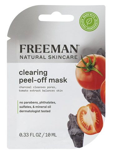 Freeman Facial Charcoal + Tomato Peel-Off Mask (6 Pieces) (49618)<br><br><br>Case Pack Info: 4 Units