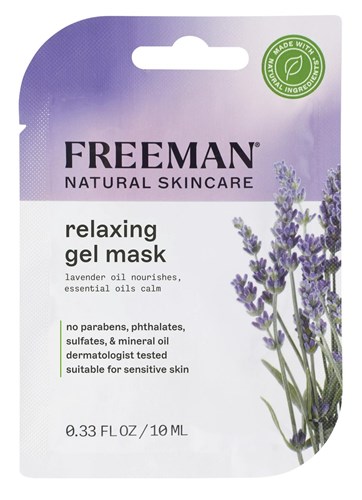 Freeman Facial Lavender Oil Gel Mask Packette (6 Pieces) (49619)<br><br><br>Case Pack Info: 4 Units