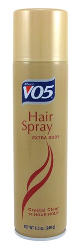 Vo5 Hairspray Extra Body Crystal Clear 8.5oz (50092)<br><br><span style="color:#FF0101"><b>12 or More=Unit Price $4.51</b></span style><br>Case Pack Info: 12 Units