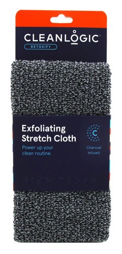 Clean Logic Detoxify Exfoliating Stretch Cloth (50218)<br><br><span style="color:#FF0101"><b>12 or More=Unit Price $4.92</b></span style><br>Case Pack Info: 48 Units