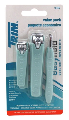 Trim Easy Hold Clippers And Tweezer Value Pack (6 Pieces) (50237)<br><br><br>Case Pack Info: 12 Units