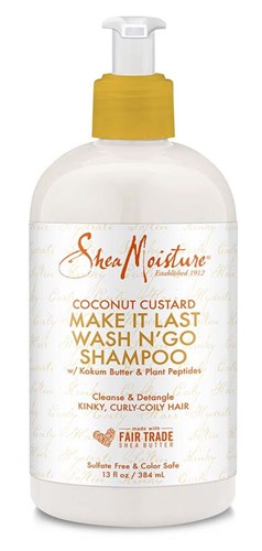 Shea Moisture Coconut Custard Shampoo 13oz Pump (50261)<br><br><br>Case Pack Info: 12 Units