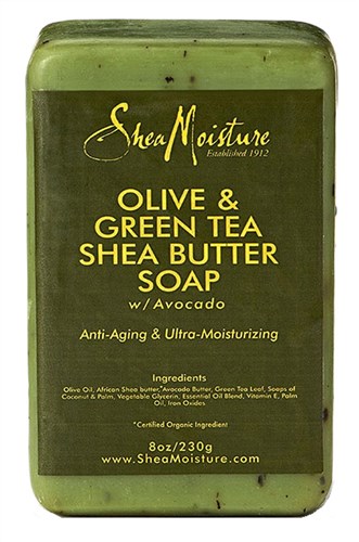 Shea Moisture Soap 8oz Bar Olive & Green Tea Shea Butter (50393)<br><br><br>Case Pack Info: 24 Units