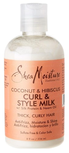 Shea Moisture Coconut&Hibiscus Curl & Style Milk 8oz (50408)<br><br><br>Case Pack Info: 12 Units