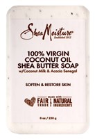 Shea Moisture Soap 8oz Bar 100% Virgin Coconut Oil & Shea (50457)<br><br><br>Case Pack Info: 24 Units