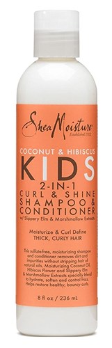 Shea Moisture Kids Shampoo 2-In-1 Coconut & Hibiscus 8oz (50458)<br><br><br>Case Pack Info: 12 Units