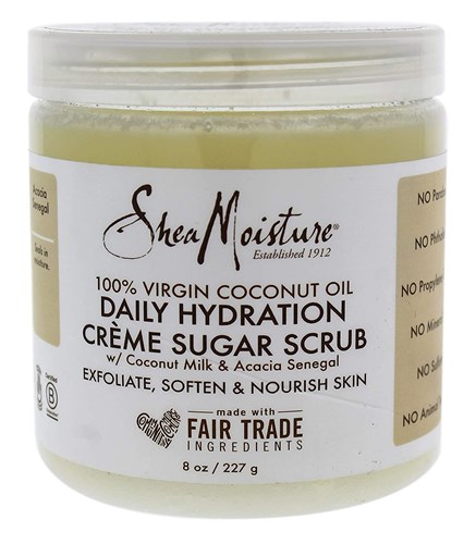 Shea Moisture 100% Virgin Coconut Oil Sugar Scrub 8oz (50472)<br><br><br>Case Pack Info: 24 Units