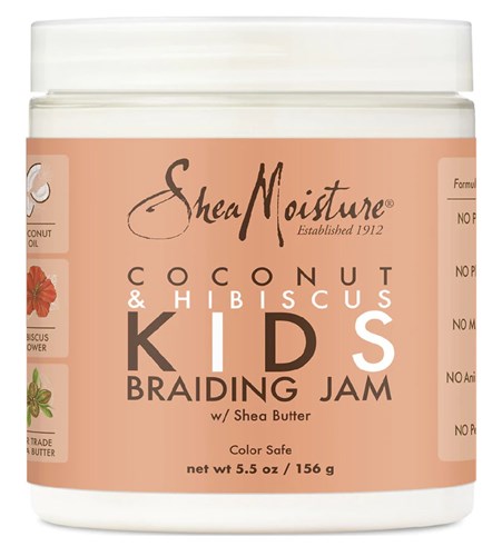 Shea Moisture Kids Braiding Jam Coconut & Hibiscus 5.5oz (50492)<br><br><br>Case Pack Info: 12 Units