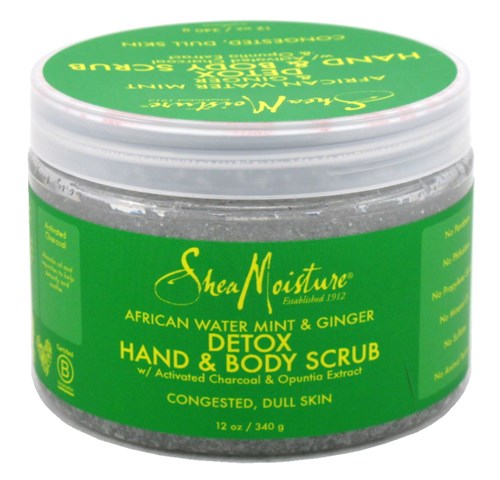 Shea Moisture African Water Mnt/Gingr Hand/Body Scrub 12oz (50503)<br><br><br>Case Pack Info: 24 Units