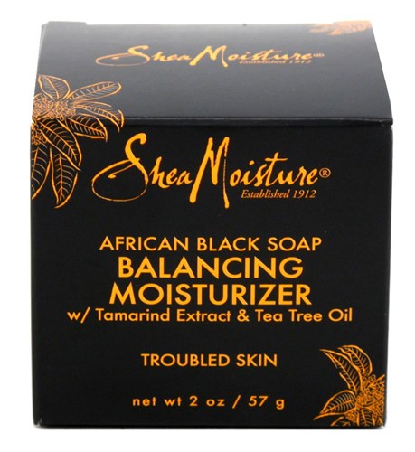 Shea Moisture African Black Soap Balancing Moisturizer 2oz (50511)<br> <span style="color:#FF0101">(ON SPECIAL 20% OFF)</span style><br><span style="color:#FF0101"><b>1 or More=Special Unit Price $7.31</b></span style><br>Case Pack Info: 24 Units