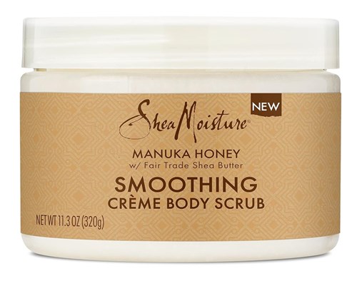 Shea Moisture Manuka Honey Smooth Creme Body Scrub 11.3oz (50520)<br><br><br>Case Pack Info: 24 Units