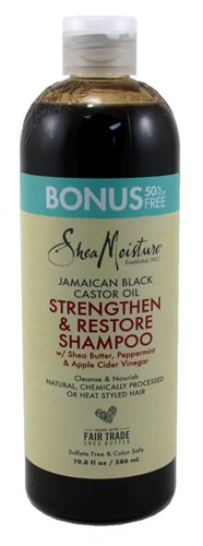 Shea Moisture Jamaican Black Shampoo Strength 19.8oz Bonus (50529)<br><span style="color:#FF0101">(ON SPECIAL 6% OFF)</span style><br><span style="color:#FF0101"><b>12 or More=Special Unit Price $7.83</b></span style><br>Case Pack Info: 4 Units