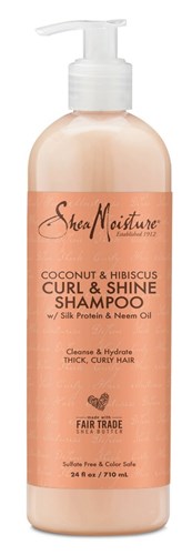 Shea Moisture Coconut&Hibiscus Shampoo 24oz Pump (50532)<br><br><br>Case Pack Info: 6 Units