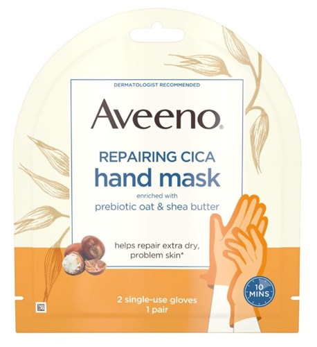 Aveeno Repairing Cica Hand Mask (6 Pieces) (51041)<br><br><br>Case Pack Info: 6 Units