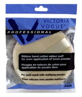 Victoria Vogue #429 Round Puff Loose Powder (52086)<br><br><span style="color:#FF0101"><b>12 or More=Unit Price $1.45</b></span style><br>Case Pack Info: 72 Units