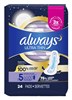 Always Pads Size 5 Ultra Thin 24 Count Extra Heavy Overnight (52675)<br><br><br>Case Pack Info: 3 Units