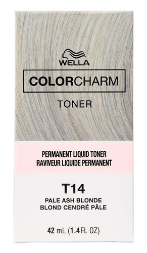 Wella Color Charm Liquid Toner #T14 Pale Ash Blonde (53096)<br><span style="color:#FF0101">(ON SPECIAL 10% OFF)</span style><br><span style="color:#FF0101"><b>6 or More=Special Unit Price $3.48</b></span style><br>Case Pack Info: 36 Units