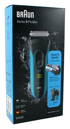 Braun Shaver Series 3 Pro Skin 3040S Close/Gentle Wet & Dry (54058)<br><br><br>Case Pack Info: 2 Units