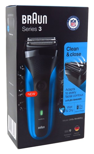 Braun Shaver Series 3 #310S Clean & Close Wet & Dry (54067)<br><br><br>Case Pack Info: 2 Units