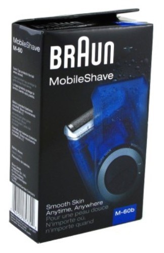 Braun Shaver #M-60B Mobile (54124)<br><br><br>Case Pack Info: 10 Units