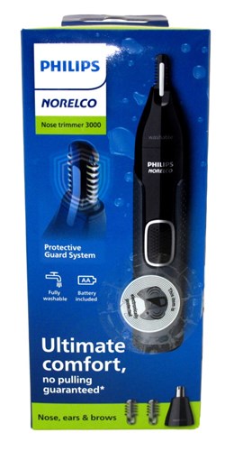 Philips Norelco Trimmer Nose 3000 Battery Powered (54151)<br><br><span style="color:#FF0101"><b>3 or More=Unit Price $11.87</b></span style><br>Case Pack Info: 4 Units
