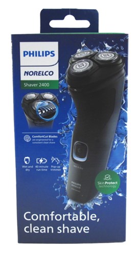 Philips Norelco Shaver 2400 Rechargeable Cordless (54176)<br><br><span style="color:#FF0101"><b>3 or More=Unit Price $39.81</b></span style><br>Case Pack Info: 2 Units