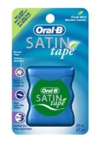 Oral-B 27 Yards Tape Satin Mint (6 Pieces) (54241)<br><br><br>Case Pack Info: 4 Units