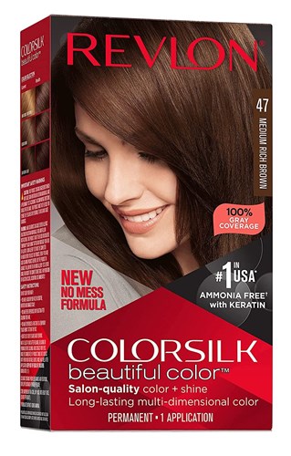 Revlon Colorsilk #47 Medium Rich Brown (54367)<br><br><br>Case Pack Info: 12 Units