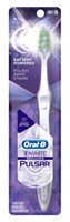 Oral-B Toothbrush Pulsar Soft 3D White (Battery Powered) (54393)<br><br><br>Case Pack Info: 48 Units