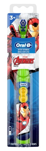 Oral-B Toothbrush Kids Soft Battery Powered Avengers (54409)<br><br><br>Case Pack Info: 24 Units