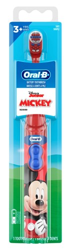 Oral-B Toothbrush Kids Soft Battery Powered Mickey Mouse (54411)<br><br><br>Case Pack Info: 24 Units