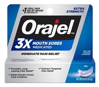 Orajel 3X Mouth Sores Extra Strength 0.42oz (54431)<br><br><br>Case Pack Info: 72 Units