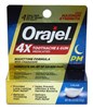 Orajel 4X Toothpaste And Gum Night-Time Max Strength 0.25oz (54434)<br><br><br>Case Pack Info: 24 Units