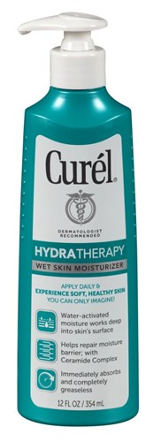 Curel Hydra Therapy 12oz Wet Skin Moisturizer Pump (54468)<br><br><br>Case Pack Info: 4 Units