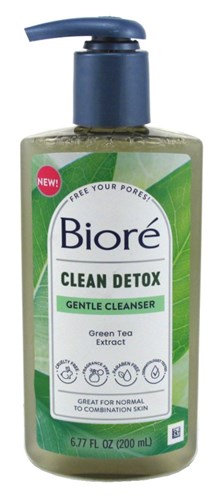 Biore Clean Detox Gentle Cleanser 6.77oz Pump (54486)<br><br><br>Case Pack Info: 12 Units