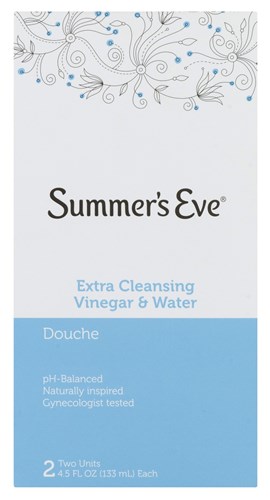 Summers Eve Douche Extra Cleansing Vinegar & Water 2 Ct (54566)<br><br><br>Case Pack Info: 6 Units